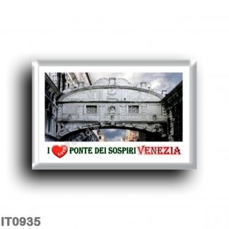IT0935 Europe - Italy - Venice - Bridge of the Sighs Palace - I Love
