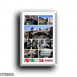 IT0953 Europe - Italy - Venice - The Bridges - I Love