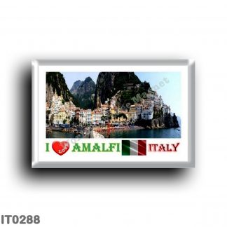 IT0288 Europe - Italy - Campania - Amalfi - Panorama - I Love