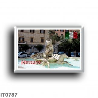 IT0787 Europe - Italy - Lazio - Nettuno - Neptun fountain
