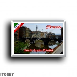 IT0657 Europe - Italy - Tuscany - Florence - Santa Trinita bridge