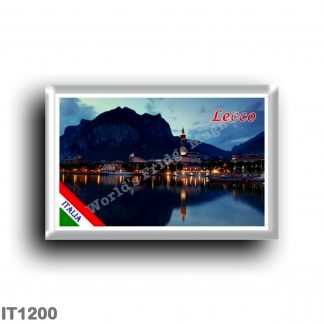 IT1200 Europe - Italy - Lombardy - Lecco - City at Sunset