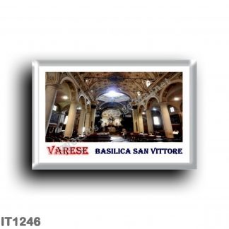 IT1246 Europe - Italy - Lombardy - Varese - Interior of the Basilica of San Vittore