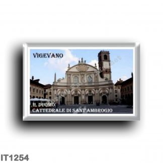 IT1254 Europe - Italy - Lombardy - Vigevano - The Duomo Cathedral of Sant'Ambrogio