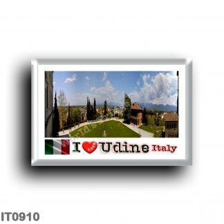 IT0910 Europe - Italy - Friuli Venezia Giulia - Udine - Panorama Castello - I Love