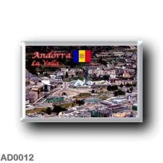 AD0012 Europe - Andorra - La Vella - Panorama
