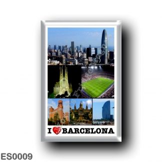 ES0009 Europe - Spain - Barcelona - I Love