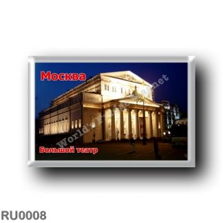 RU0008 Europe - Russia - Moscow- Bolshoi Theatre