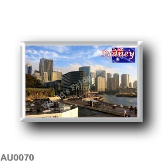 AU0070 Oceania - Australia - Sydney - Sydney Downtown from the Opera House