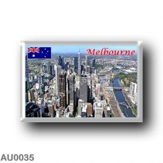 AU0035 Oceania - Australia - Melbourne - City e fiume Yarra