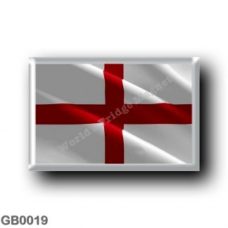 GB0019 Europe - England - Waving Flag