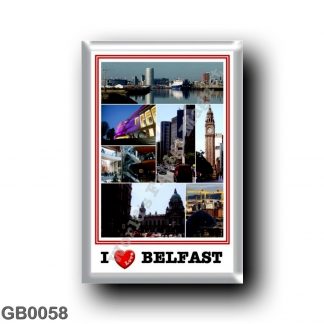 GB0058 Europe - Northern Ireland - Belfast - I Love