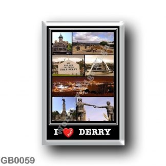 GB0059 Europe - Northern Ireland - Derry - I Love