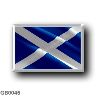 GB0045 Europe - Scotland - Flag Waving