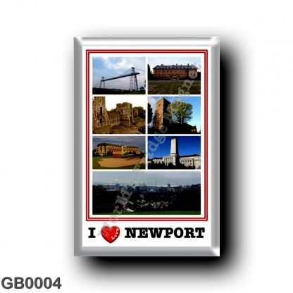 GB0004 Europe - Wales - Newport - I Love