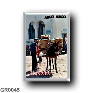 GR0045 Europe - Greece - Mykonos - Donkey of Mykonos