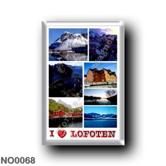 NO0068 Europe - Norway - Lofoten - Mosaico I Love