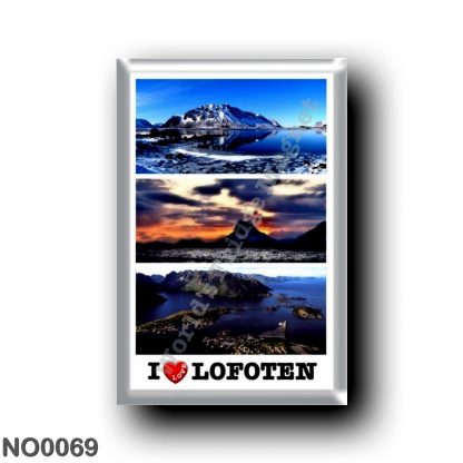 NO0069 Europe - Norway - Lofoten - Mosaico I Love