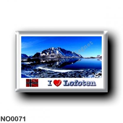 NO0071 Europe - Norway - Lofoten - Berg - I Love
