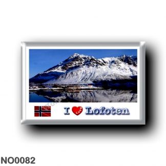NO0082 Europe - Norway - Lofoten - Sildpollneset - I Love