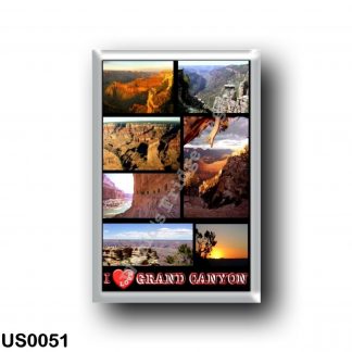 US0051 America - United States - National Park - Grand Canyon - I Love