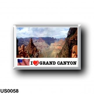 US0058 America - United States - National Park - Grand Canyon - I Love