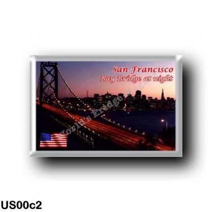 US00c2 America - United States - San Francisco - Bay Bridge at Night