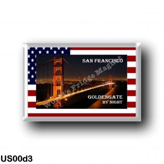 US00d3 America - United States - San Francisco - Golden Gate - By Nigth