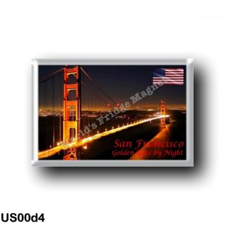 US00d4 America - United States - San Francisco - Golden Gate - By Nigth