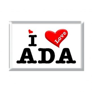 I Love ADA rectangular refrigerator magnet