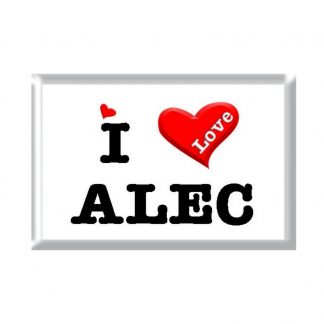 I Love ALEC rectangular refrigerator magnet