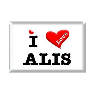 I Love ALIS rectangular refrigerator magnet