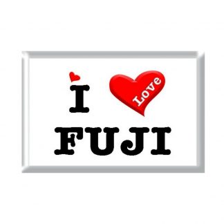 I Love FUJI rectangular refrigerator magnet