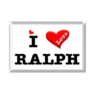 I Love RALPH rectangular refrigerator magnet