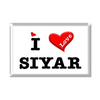 I Love SIYAR rectangular refrigerator magnet