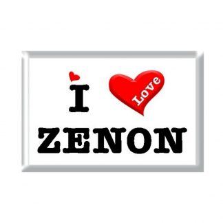 I Love ZENON rectangular refrigerator magnet
