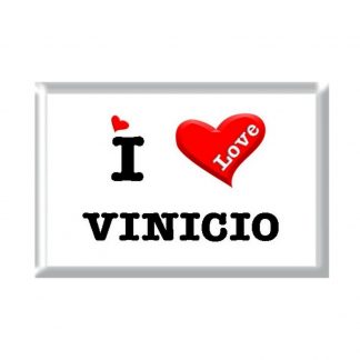 I Love VINICIO rectangular refrigerator magnet