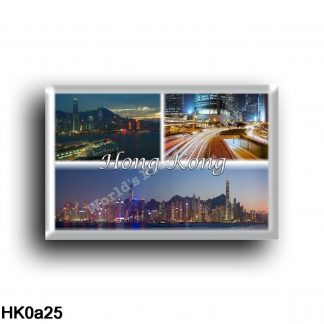 HK0a25 Asia - Hong Kong by - night