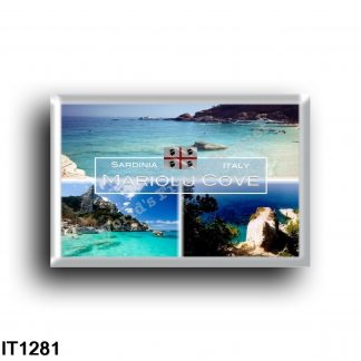 IT1281 Europe - Italy - Sardinia - Baunei - Cove Mariolu Ispuligidenie - Orosei Gulf - panorama - Sea