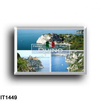 IT1449 Europe - Italy - Friuli Venezia Giulia - Duino - View - Duino Castle - Panorama