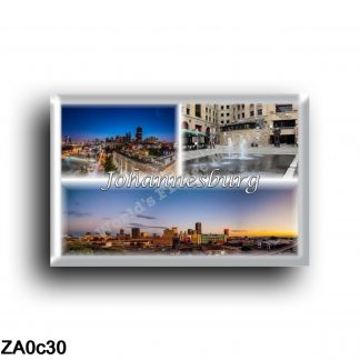ZA0c30 Africa - South Africa - Johannesburg Joburg South Africa - Panorama City - Skyline