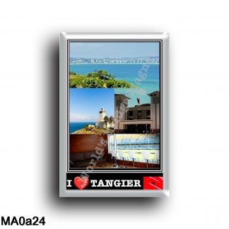 MA0a24 Africa - Marocco - Tangier - I Love Mosaic Panorama - Sea View - Lighthou