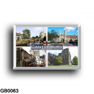 GB - Canterbury St Augustine s Abbey gateway - Cathedral - Castle - Butchery - Westgate Gardens - rectangular refrigerator magne