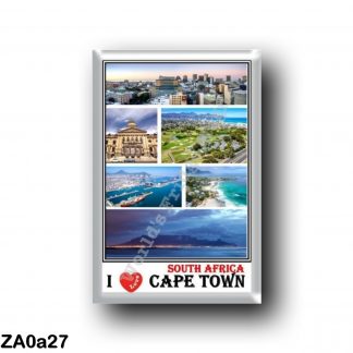 ZA0a27 Africa - South Africa - Cape Town CBD Strand Clifton beach Table Mountain Port of Cape Town Cape Town City Hall