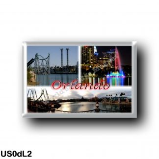 US0dL2 America - United States - Orlando Florida Usa - Incredible Hulk Coaster - Lake Eola Park