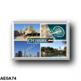 AE0A74 Asia - United Arab Emirates Dubai - Burj Al Arab- Palm Jumeirah - Al Bastakiya - Panorama