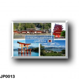 JP0013 Asia - Japan - Itsukushima - Miyajima - Itsukushima Gate - Five Tiered Pagoda - Itsukushima Shinto Shrine - Itsukushima j