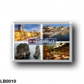 LB0010 Asia - Lebanon - Beirut - Raouché Beirut - Port Byblos - Pigeon Rock - Cave at Jeita - Panorama