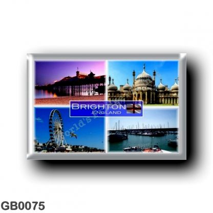 GB0075 Europe - England - Brighton - Royal Pavilion - Panorama Pier - Marina - Ferris Wheel
