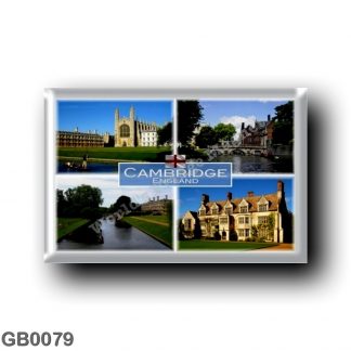 GB0079 Europe - England - Cambridge - Anglesey Abbey - King College Chapel - The Backs - Backs showing Clare College - Clare bri